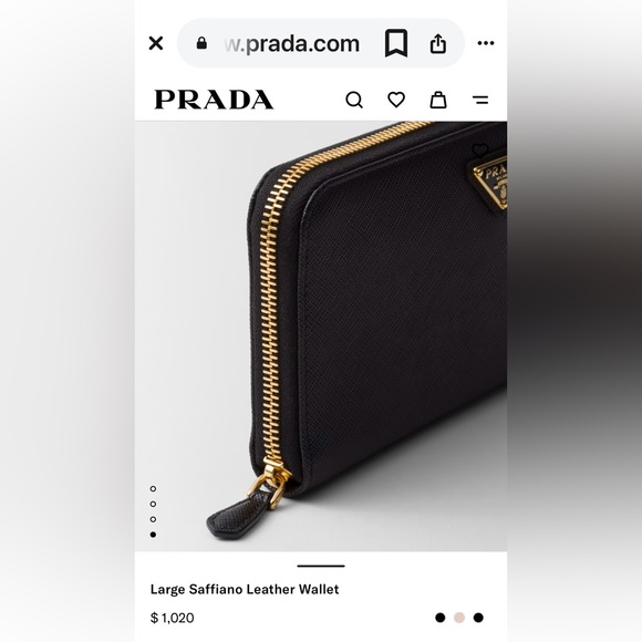 Prada large zip around wallet - Picture 15 of 15